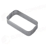 FASCIA INOX MICROFORATA MONOPORZIONE RETTANGOLARE 90 X 50 X H 20 MM - XF13 - PAVONI ITALIA - ATTREZZATURA PROFESSIONALE