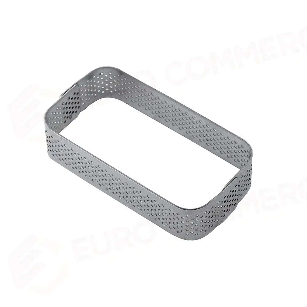 FASCIA INOX MICROFORATA MONOPORZIONE RETTANGOLARE 90 X 50 X H 20 MM - XF13 - PAVONI ITALIA - ATTREZZATURA PROFESSIONALE