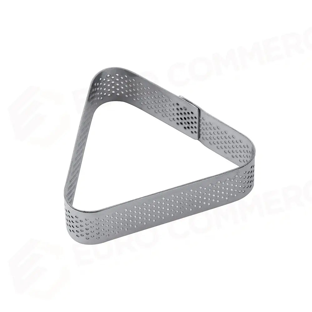 FASCIA INOX MICROFORATA MONOPORZIONE TRIANGOLARE 85 X 75 X H 20 MM - XF16 - PAVONI ITALIA - ATTREZZATURA PROFESSIONALE