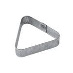 FASCIA INOX MICROFORATA MONOPORZIONE TRIANGOLARE 85 X 75 X H 20 MM - XF16 - PAVONI ITALIA - ATTREZZATURA PROFESSIONALE