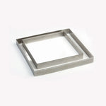 FASCIA INOX MICROFORATA QUADRATA 150 X 150 X H 20 MM - 2/4 PORZIONI - XF151520 - PAVONI ITALIA - ATTREZZATURA