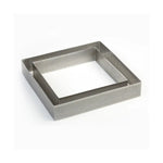 FASCIA INOX MICROFORATA QUADRATA 190 X 190 X H 35 MM - 6/8 PORZIONI - XF191935 - PAVONI ITALIA - ATTREZZATURA