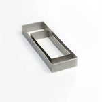 FASCIA INOX MICROFORATA RETTANGOLARE 190 X 80 X H 35 MM - 2/4 PORZIONI - XF197035 - PAVONI ITALIA - ATTREZZATURA