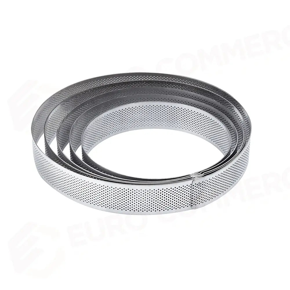 FASCIA INOX MICROFORATA ROTONDA Ø 190 X H 35 MM - 6/8 PORZIONI - XF1935 - PAVONI ITALIA - ATTREZZATURA PROFESSIONALE