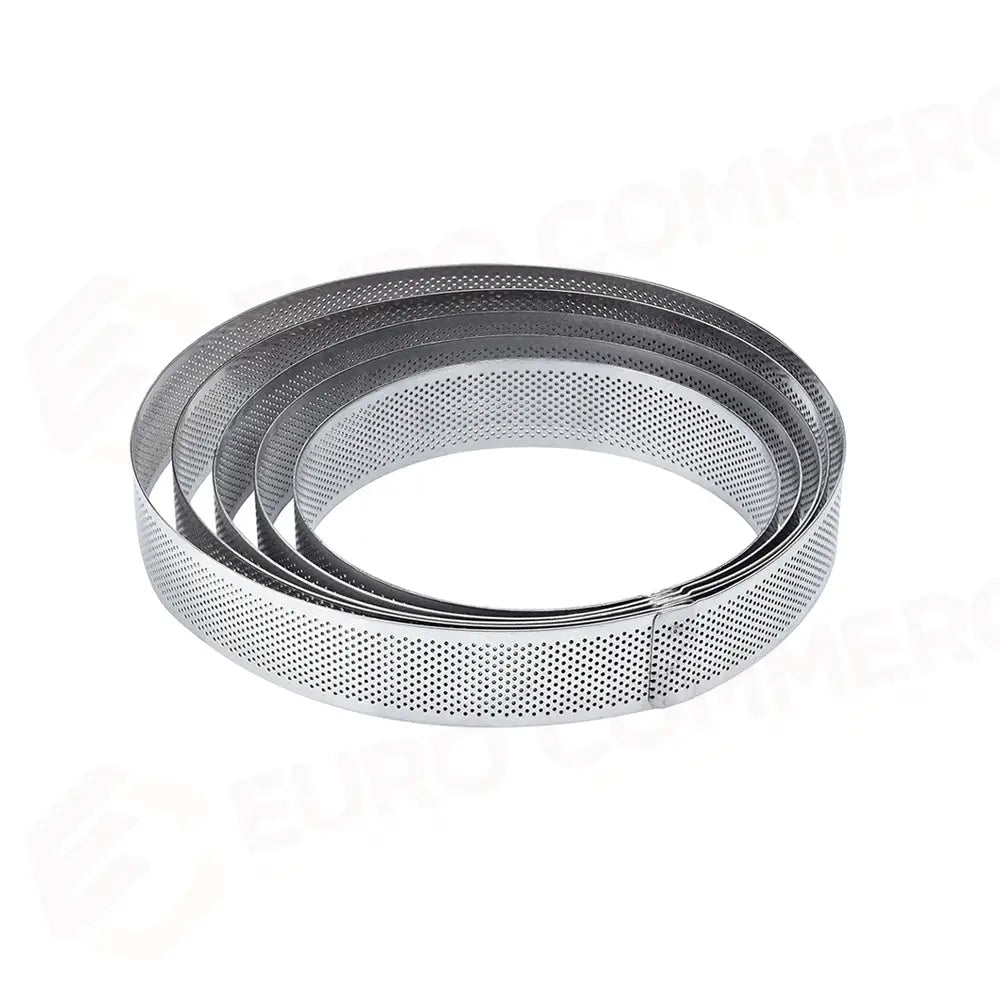 FASCIA INOX MICROFORATA ROTONDA Ø 230 X H 35 MM - 14/16 PORZIONI - XF2335 - PAVONI ITALIA - ATTREZZATURA PROFESSIONALE