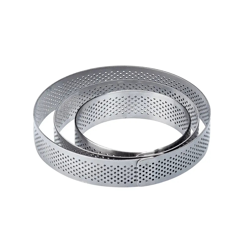 FASCIA INOX MICROFORATA ROTONDA Ø 90 X H 20 MM - XF9020 - PAVONI ITALIA - ATTREZZATURA PROFESSIONALE