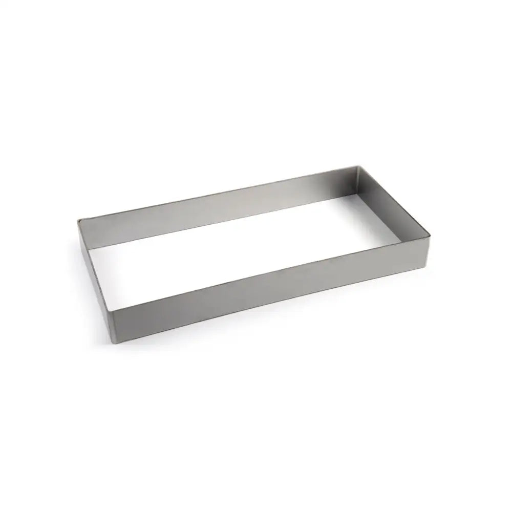 FASCIA INOX RETTANGOLARE DIM. ESTERNE 290 X 390 X H 50 MM - DIM. INTERNE 286 X 386 X H 50 MM - X423040 - PAVONI ITALIA