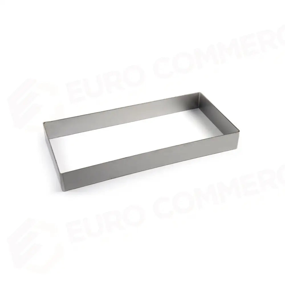 FASCIA INOX RETTANGOLARE DIM. ESTERNE 390 X 590 X H 50 MM - DIM. INTERNE 386 X 586 X H 50 MM - X424060 - PAVONI ITALIA
