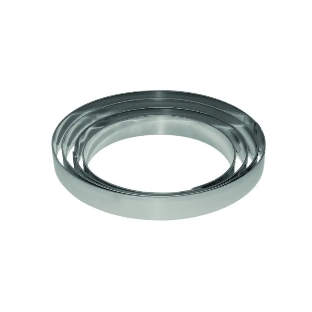 FASCIA INOX ROTONDA Ø 180 X H 20 MM - X1802 - PAVONI ITALIA - ATTREZZATURA PROFESSIONALE