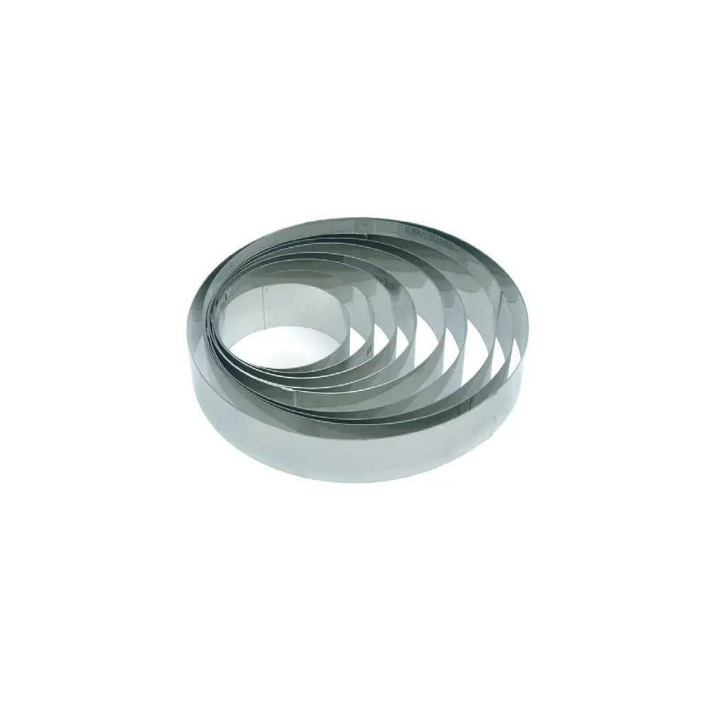 FASCIA INOX ROTONDA Ø 280 X H 50 MM - X4028 - PAVONI ITALIA - ATTREZZATURA PROFESSIONALE