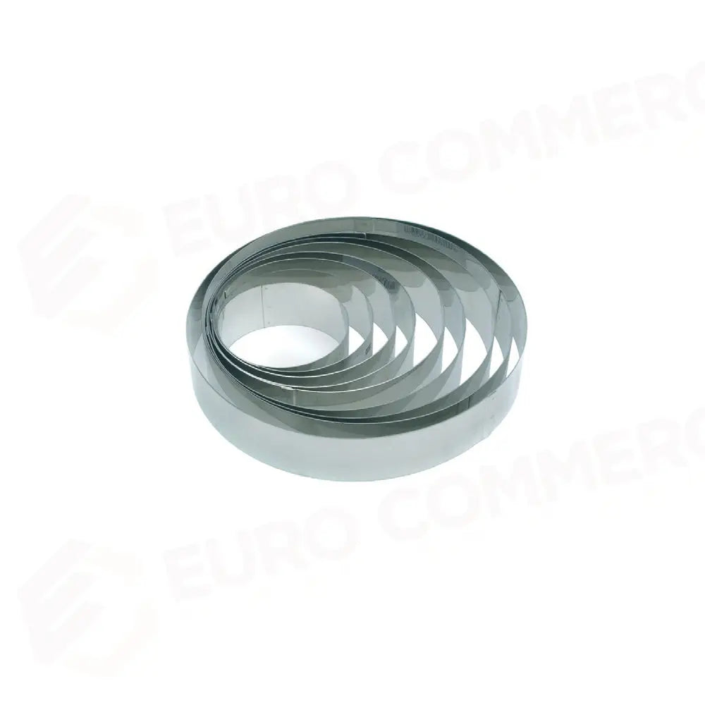 FASCIA INOX ROTONDA Ø 320 X H 40 MM - X3932 - PAVONI ITALIA - ATTREZZATURA PROFESSIONALE