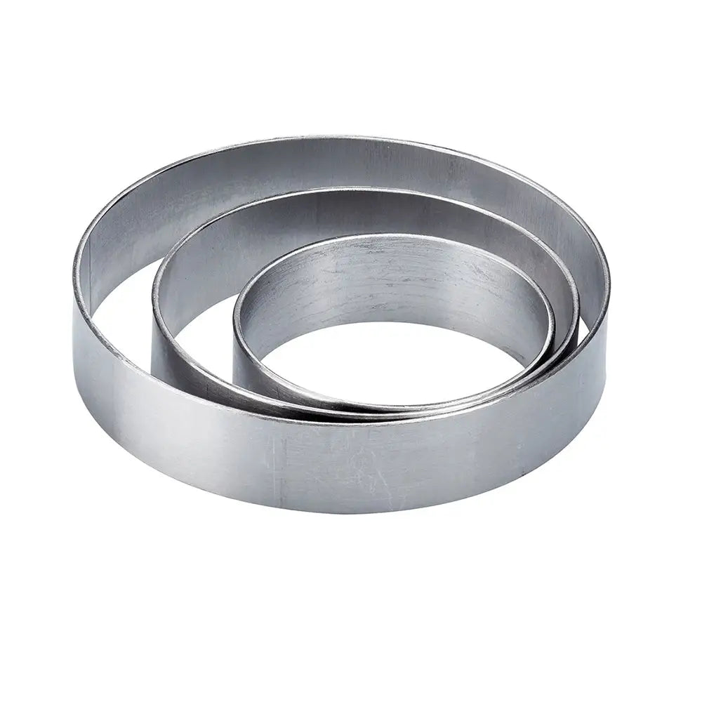 FASCIA INOX ROTONDA Ø 80 X H 20 MM - X0802 - PAVONI ITALIA - ATTREZZATURA PROFESSIONALE