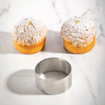 FASCIA MICROFORATA IN ACCIAIO PER VIENNOISERIE BY JOHAN MARTIN - FORMA CERCHIO Ø MM 90X45 H - XF53 - PAVONI ITALIA