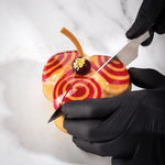 FASCIA MICROFORATA IN ACCIAIO PER VIENNOISERIE BY JOHAN MARTIN - FORMA TRIFOGLIO MM 102X98X45 H - XF54 - PAVONI ITALIA