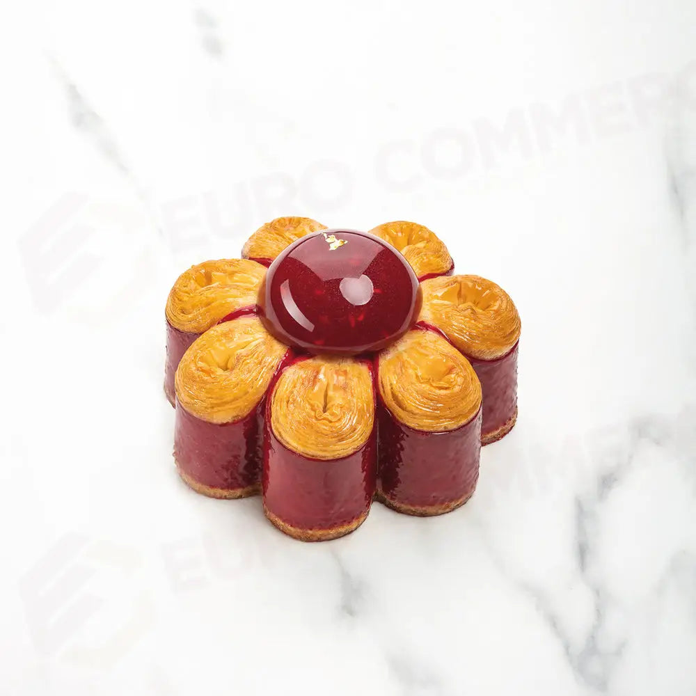 FASCIA MICROFORATA IN ACCIAIO PER VIENNOISERIE BY JOHAN MARTIN - FORMA FIORE Ø MM 100X45 H - XF51 - PAVONI ITALIA
