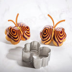 FASCIA MICROFORATA IN ACCIAIO PER VIENNOISERIE BY JOHAN MARTIN - FORMA FARFALLA MM 109X82X45 H - XF55 - PAVONI ITALIA
