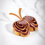 FASCIA MICROFORATA IN ACCIAIO PER VIENNOISERIE BY JOHAN MARTIN - FORMA FARFALLA MM 109X82X45 H - XF55 - PAVONI ITALIA