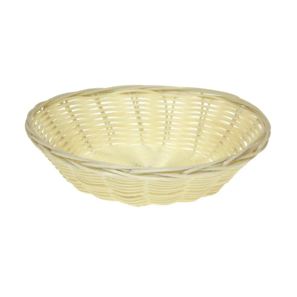 C/12 CESTINO TONDO 21 CM AVORIO BASKY HPB-6CIV/CTV MEDRI - 13650109 - MEDRI