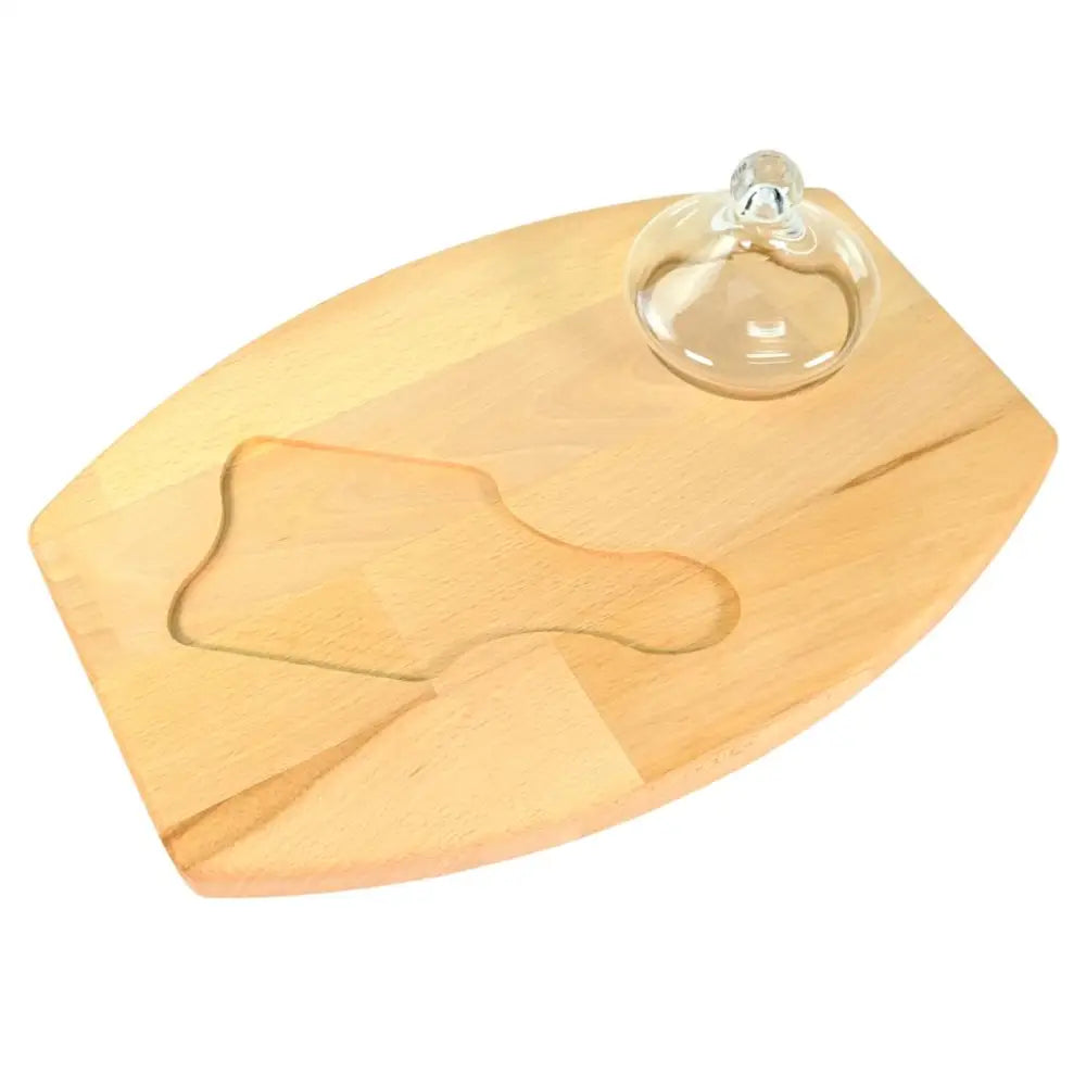 TAGLIERE TARTUFO CON CAMPANA VETRO 34X24 CM 4535/4536 CALDER - 7190088 - MEDRI