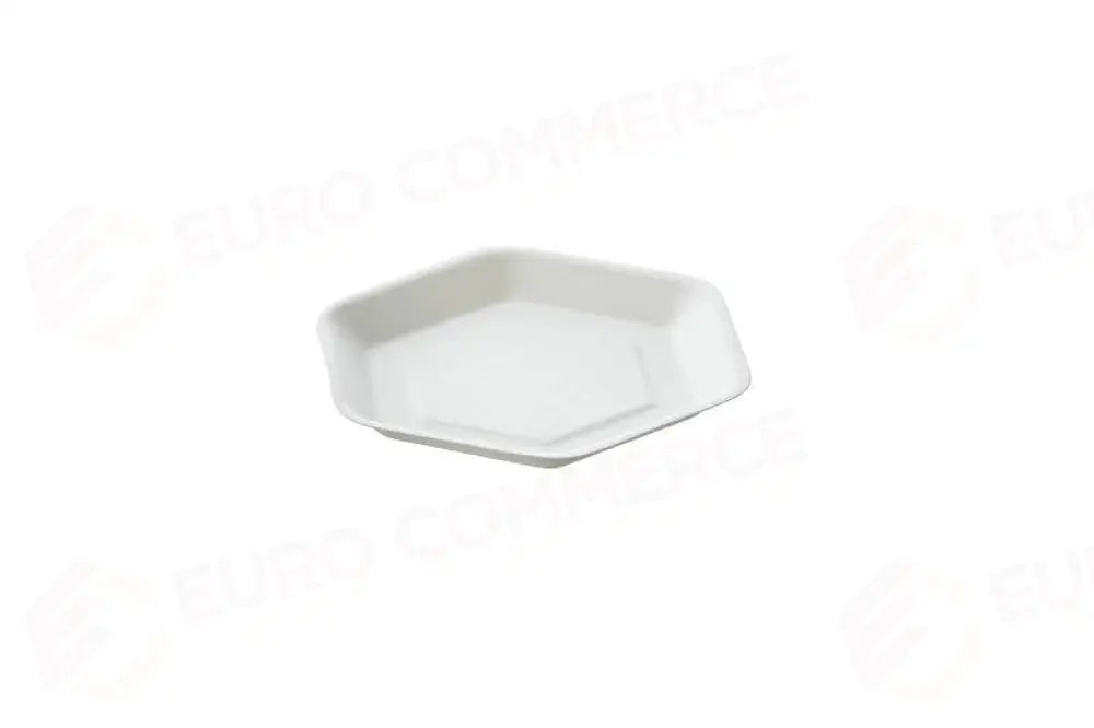 FINGER FOOD ESAGONALE BIANCO - 13X11,6X1,2 CM - Q2006 - LEONE - MONOUSO BIO