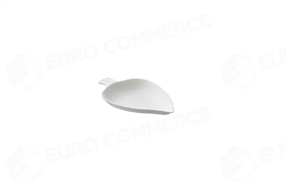 FINGER FOOD FOGLIA BIANCO - Ø9X6X1,2 CM - Q2000 - LEONE - MONOUSO BIO