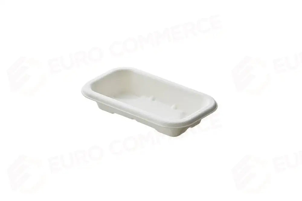 FINGER FOOD VASSOIETTO BIANCO - 14X8,1X2,2 CM - Q2005 - LEONE - MONOUSO BIO