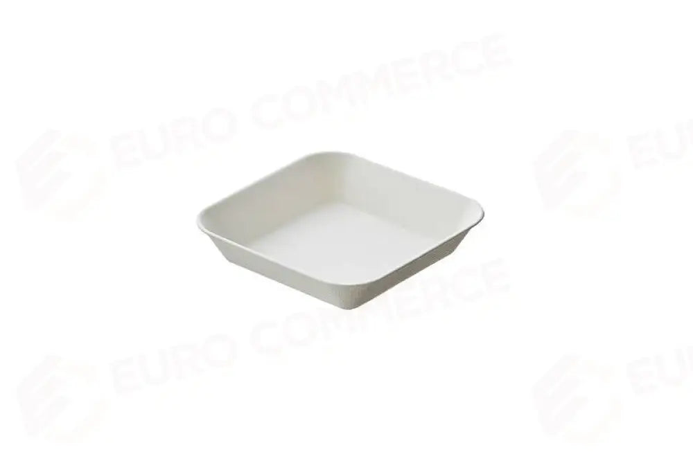 FINGER FOOD VASSOIETTO QUADRATO BIANCO - 10X10X2 CM - Q2007 - LEONE - MONOUSO BIO