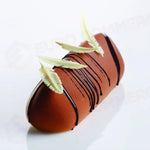 FLYCHOC ATTREZZO IN ACCIAIO INOX PER DECORAZIONI IN CIOCCOLATO - PIUMA M 80 X 23 MM - CH8 - PAVONI ITALIA