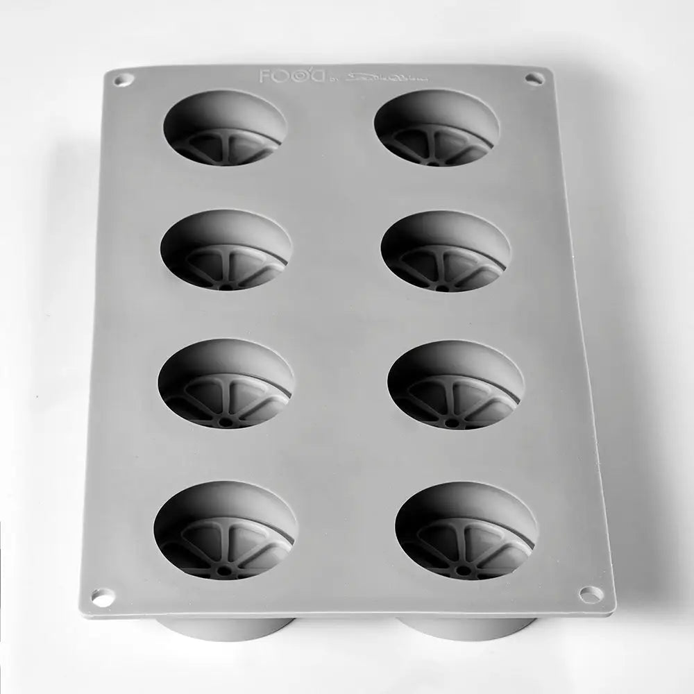FOO’D STAMPO IN SILICONE MM 300X175 HALF LEMON DAVIDE OLDANI - 8 IMPRONTE MM 77X52X22 H - VOL. ~ 50 ML - GG070S