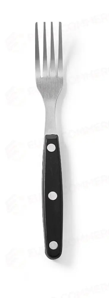 FORCHETTA DA BISTECCA - 6 PEZZI PROFI LINE NERO 6 PEZZI (L)200MM - HENDI