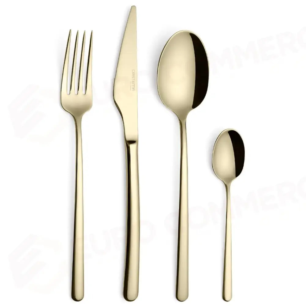 FORCHETTA TAVOLA WHITE GOLD SATINATO MACAU PP-16203-SATWG CRISTEMA - 13990027 - MEDRI