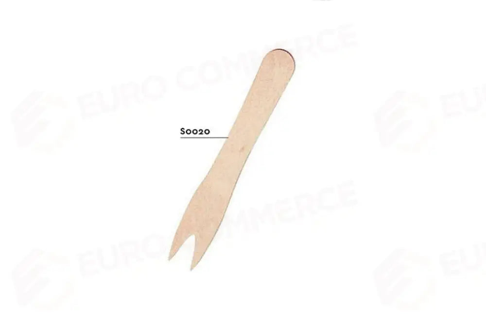 FORCHETTINA IN LEGNO NATURALE - 9 CM - S0020 - LEONE - FINGER FOOD IN LEGNO