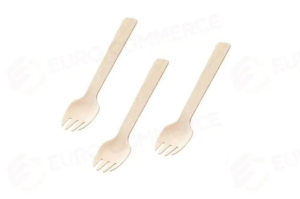 FORCHETTINA - LEGNO CM 10,5X2,5X0,12 - Q1018 - LEONE - MONOUSO BIO