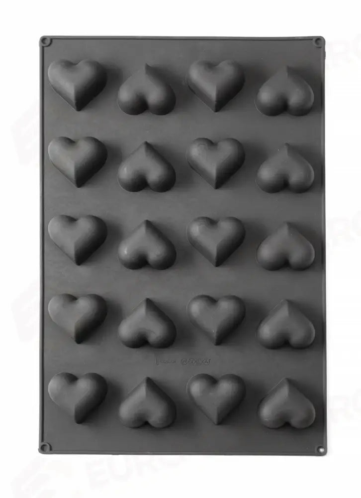 FORMA IN SILICONE CUORI 570X375X(H)35MM - 677254