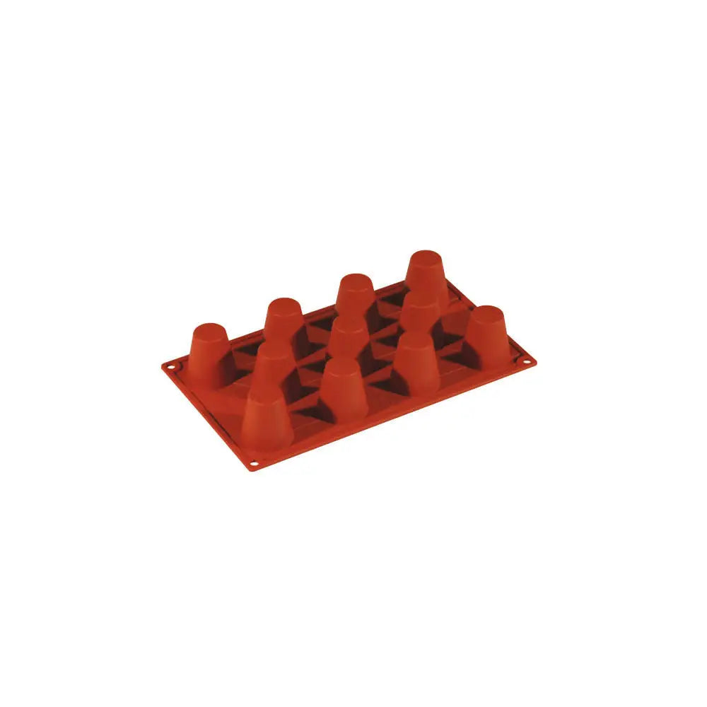 FORMAFLEX STAMPO IN SILICONE MULTIPORZIONE 175 X 300 MM - 11 IMPRONTE BABÀ MEDIO Ø 45 X H 48 MM VOL. 51 ML - FR030