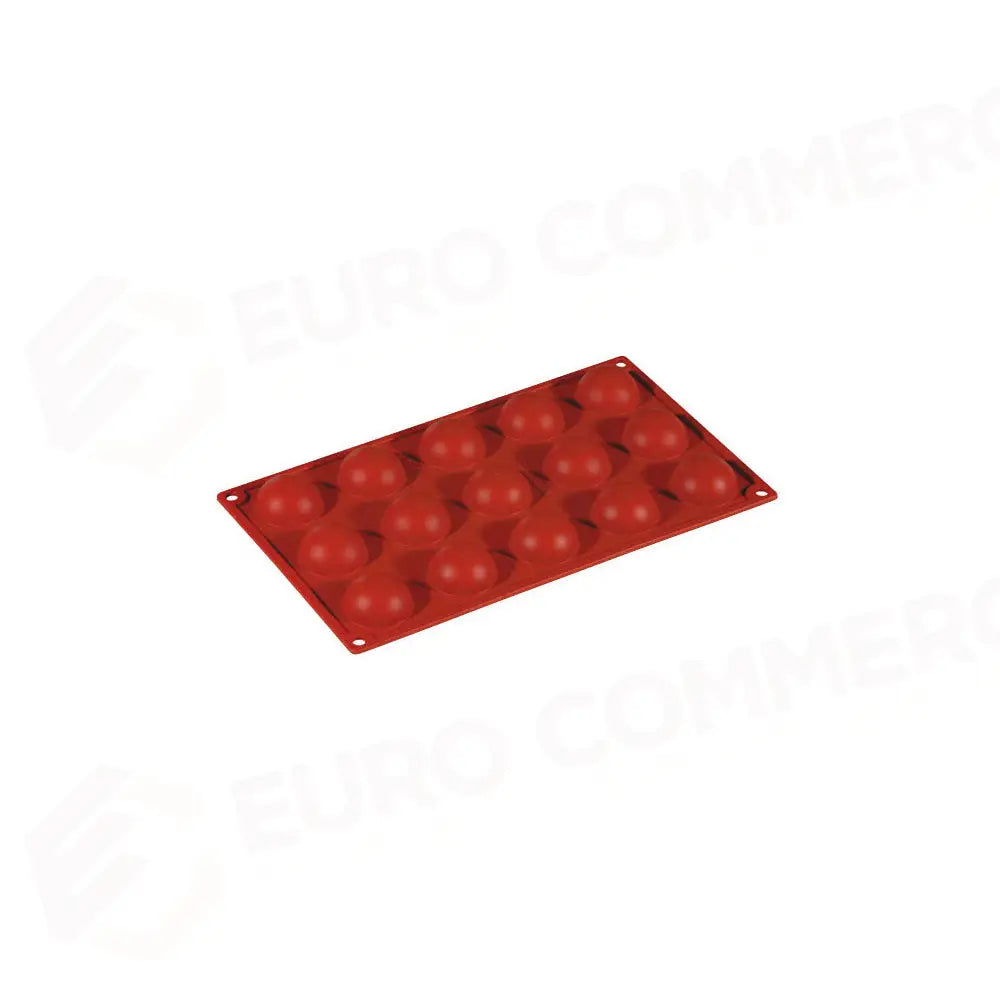 FORMAFLEX STAMPO IN SILICONE MULTIPORZIONE 175 X 300 MM - 15 IMPRONTE SEMISFERA Ø 40 X H 20 MM VOL. 17 ML - FR003