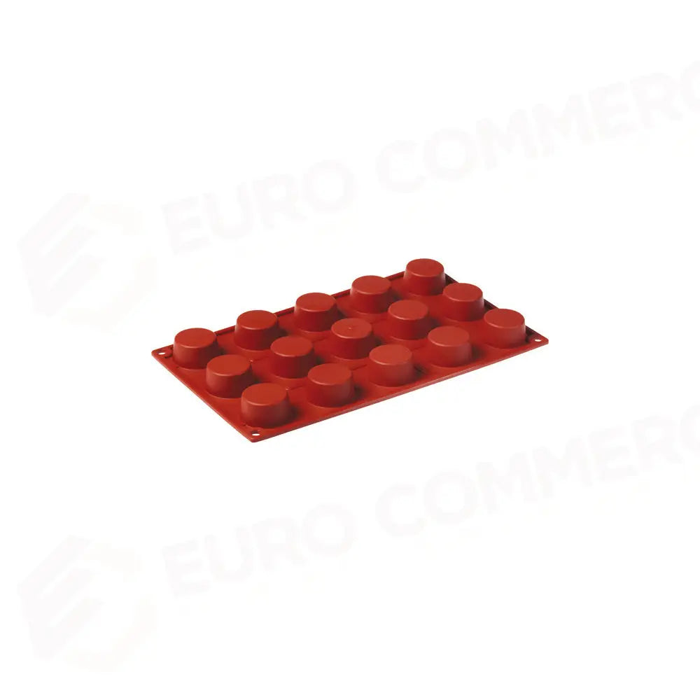 FORMAFLEX STAMPO IN SILICONE MULTIPORZIONE 175 X 300 MM - 15 IMPRONTE PETIT FOUR Ø 40 X H 20 MM VOL. 22 ML - FR024