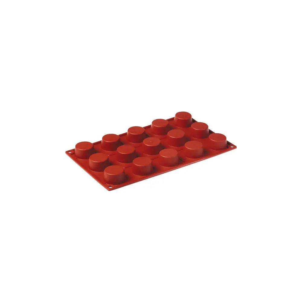 FORMAFLEX STAMPO IN SILICONE MULTIPORZIONE 175 X 300 MM - 15 IMPRONTE PETIT FOUR Ø 40 X H 20 MM VOL. 22 ML - FR024