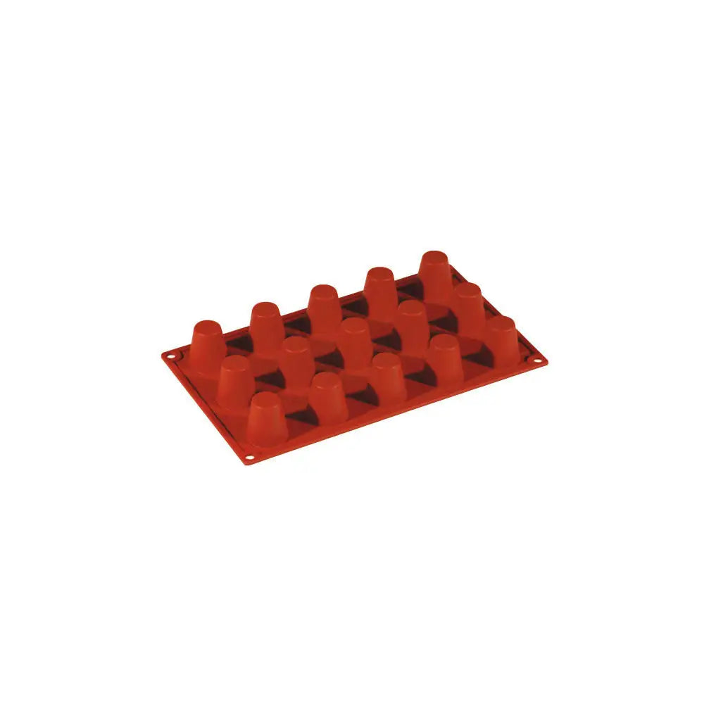 FORMAFLEX STAMPO IN SILICONE MULTIPORZIONE 175 X 300 MM - 15 IMPRONTE BABÀ PICCOLO Ø 35 X H 38 MM VOL. 25 ML - FR031