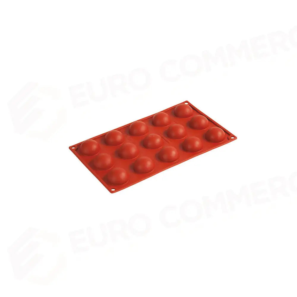 FORMAFLEX STAMPO IN SILICONE MULTIPORZIONE 175 X 300 MM - 15 IMPRONTE SEMISFERA Ø 50 X H 23 MM VOL. 33 ML - FR039