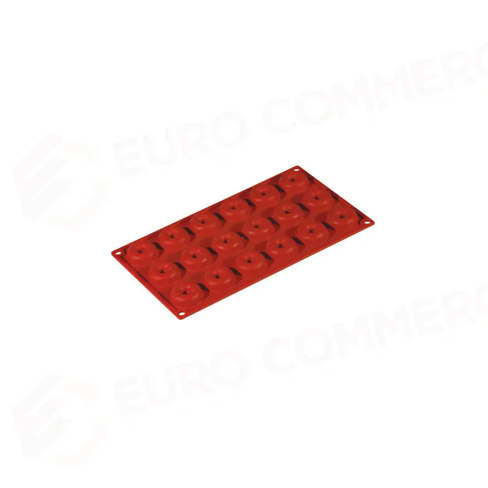 FORMAFLEX STAMPO IN SILICONE MULTIPORZIONE 175 X 300 MM - 18 IMPRONTE MINI SAVARIN Ø 41 X H 12 MM VOL. 12 ML - FR005