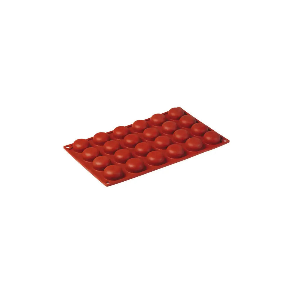 FORMAFLEX STAMPO IN SILICONE MULTIPORZIONE 175 X 300 MM - 24 IMPRONTE POMPONETTE Ø 34 X H 16 MM VOL. 13 ML - FR006