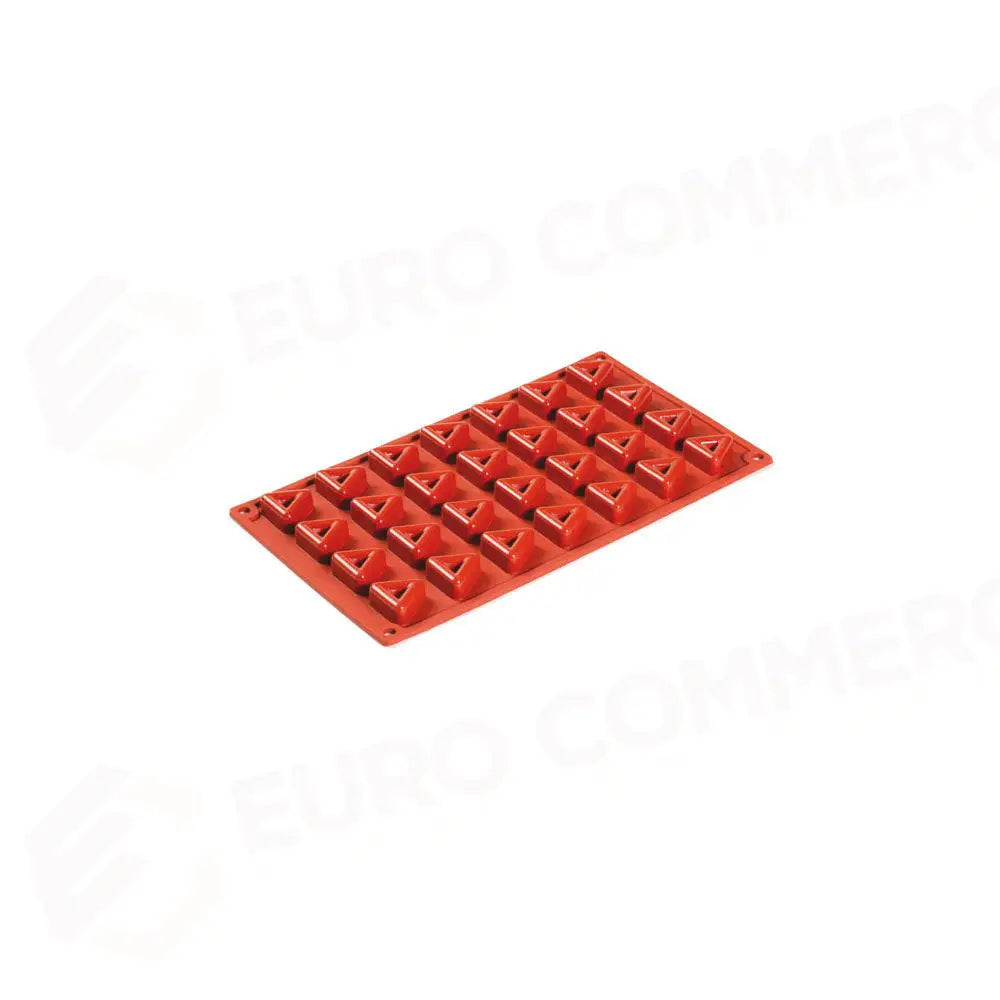 FORMAFLEX STAMPO IN SILICONE MULTIPORZIONE 175 X 300 MM - 28 IMPRONTE MICRO SAVARIN QUADRATO 30 X 30 X H 13,5 MM VOL.