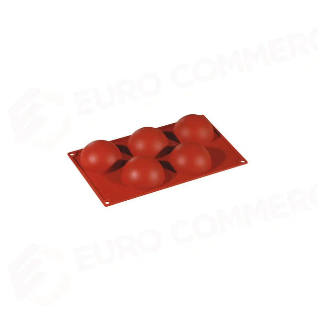 FORMAFLEX STAMPO IN SILICONE MULTIPORZIONE 175 X 300 MM - 5 IMPRONTE SEMISFERA Ø 80 X H 40 MM, VOL. 134 ML - FR018 - PAVONI ITALIA