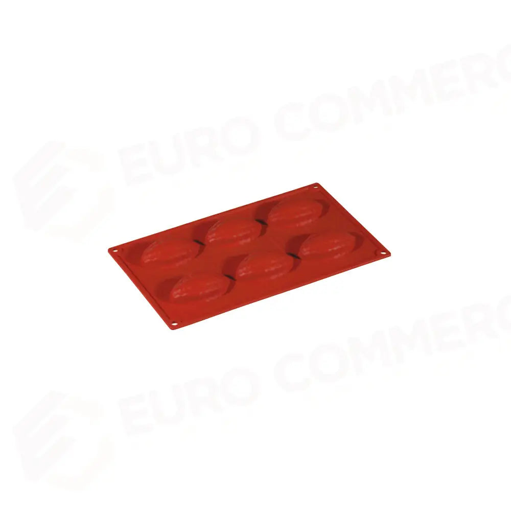 FORMAFLEX STAMPO IN SILICONE MULTIPORZIONE 175 X 300 MM - 6 IMPRONTE CABOSSIDE 76 X 46 X H 23 MM VOL. 30 ML - FR048