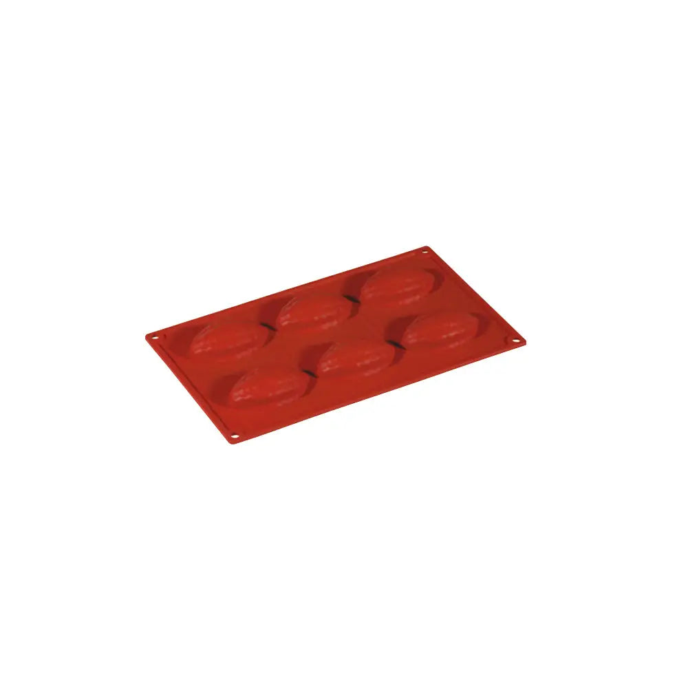FORMAFLEX STAMPO IN SILICONE MULTIPORZIONE 175 X 300 MM - 6 IMPRONTE CABOSSIDE 76 X 46 X H 23 MM VOL. 30 ML - FR048
