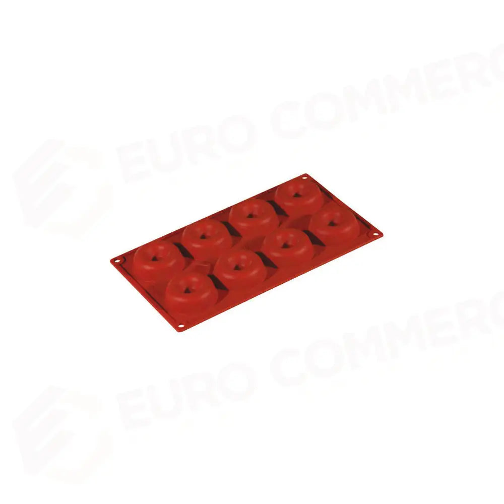 FORMAFLEX STAMPO IN SILICONE MULTIPORZIONE 175 X 300 MM - 8 IMPRONTE SAVARIN Ø 65 X H 21 MM VOL. 49 ML - FR010 - PAVONI