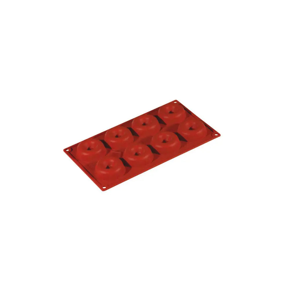 FORMAFLEX STAMPO IN SILICONE MULTIPORZIONE 175 X 300 MM - 8 IMPRONTE SAVARIN Ø 65 X H 21 MM VOL. 49 ML - FR010 - PAVONI
