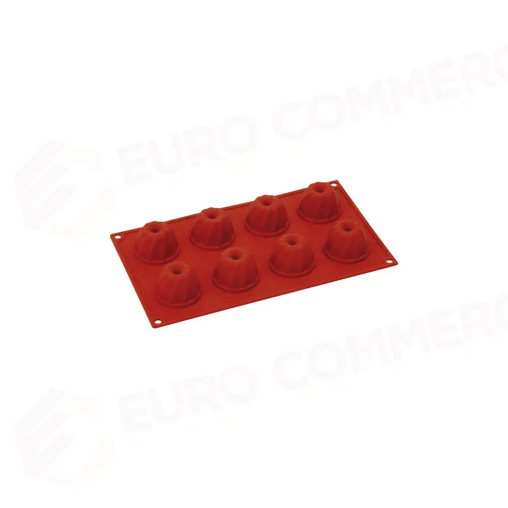 FORMAFLEX STAMPO IN SILICONE MULTIPORZIONE 175 X 300 MM - 8 IMPRONTE MINI GUGLHUPF Ø 52 X H 32 MM VOL. 50 ML - FR069