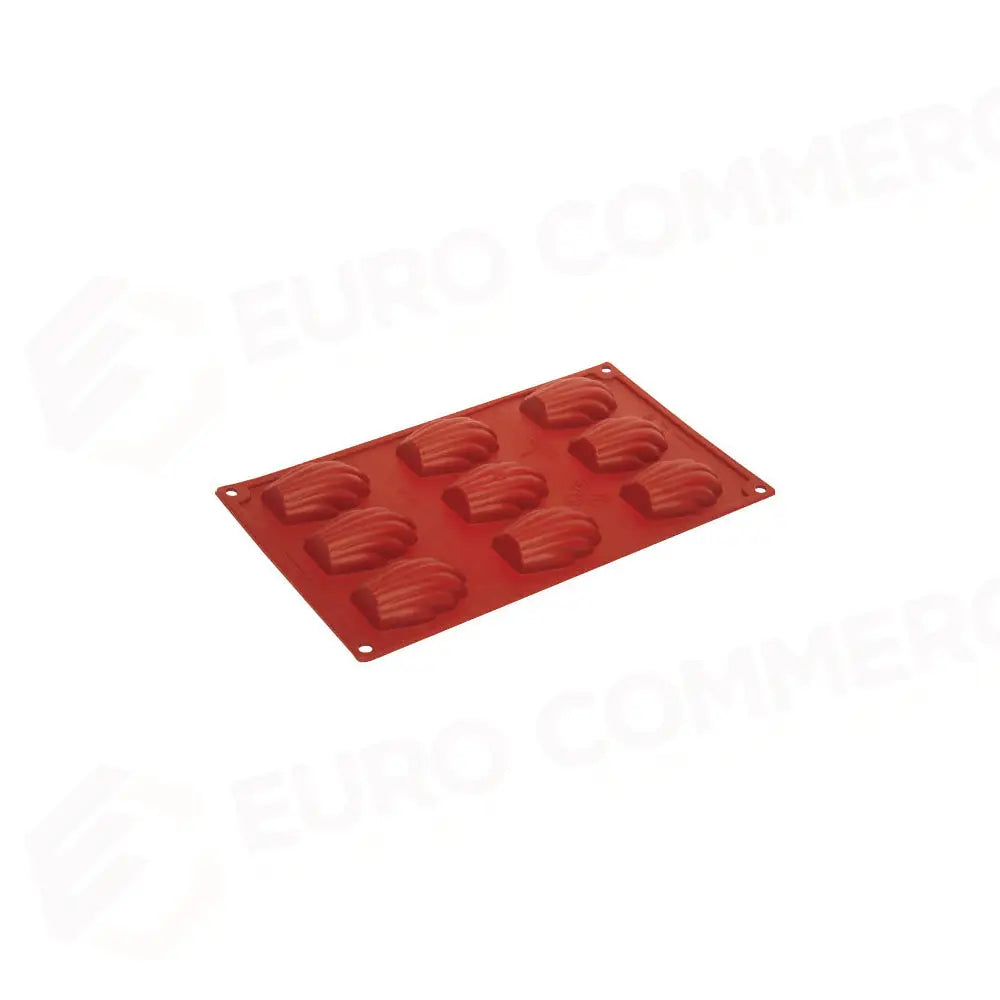 FORMAFLEX STAMPO IN SILICONE MULTIPORZIONE 175 X 300 MM - 9 IMPRONTE MADELEINE 68 X 45 X H 18 MM VOL. 30 ML - FR021